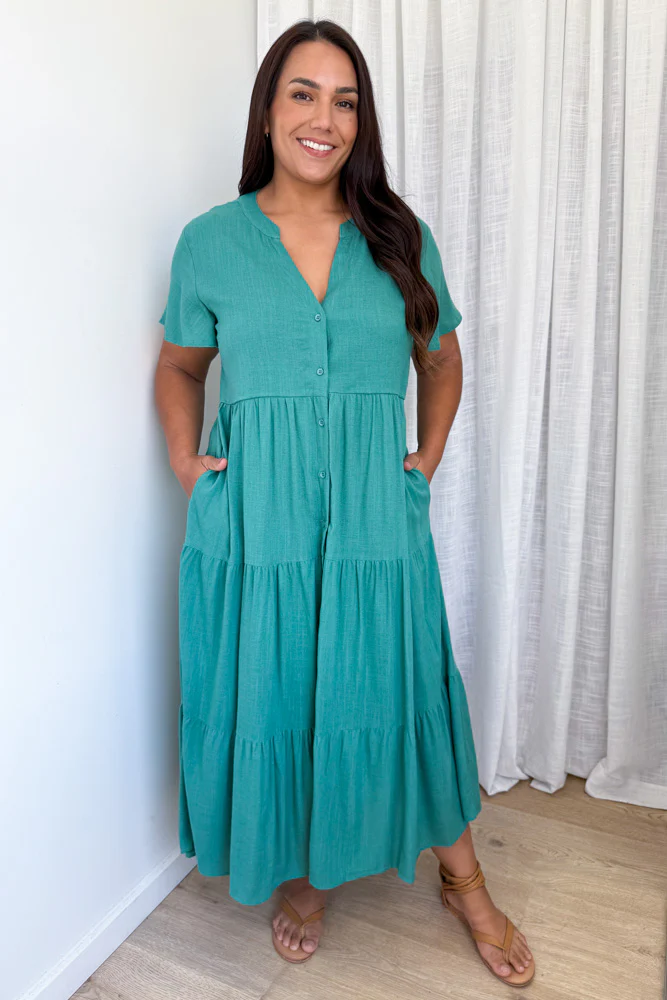 Tarlie Dress - Green - Image 9
