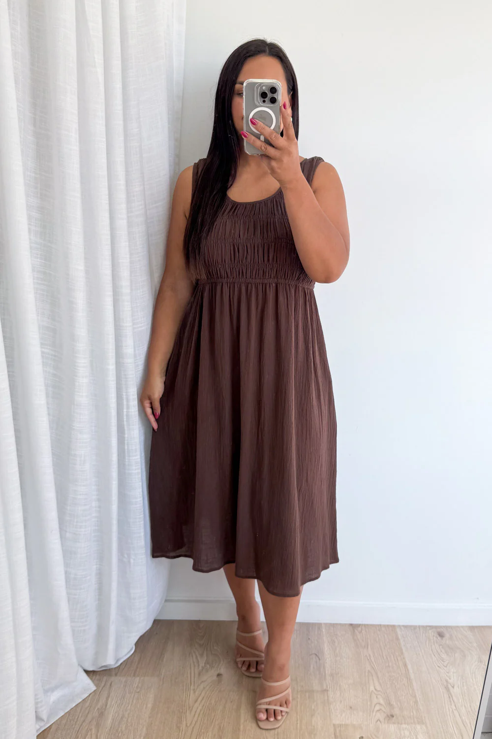 Taye Dress - Chocolate - Image 10