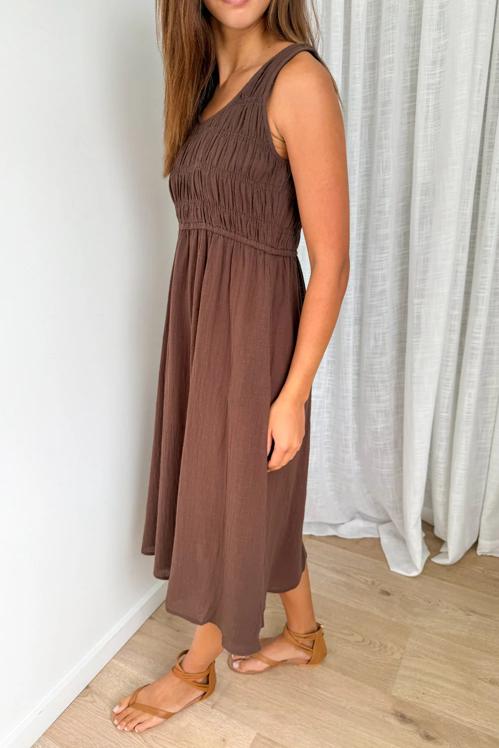 Taye Dress - Chocolate - Image 3