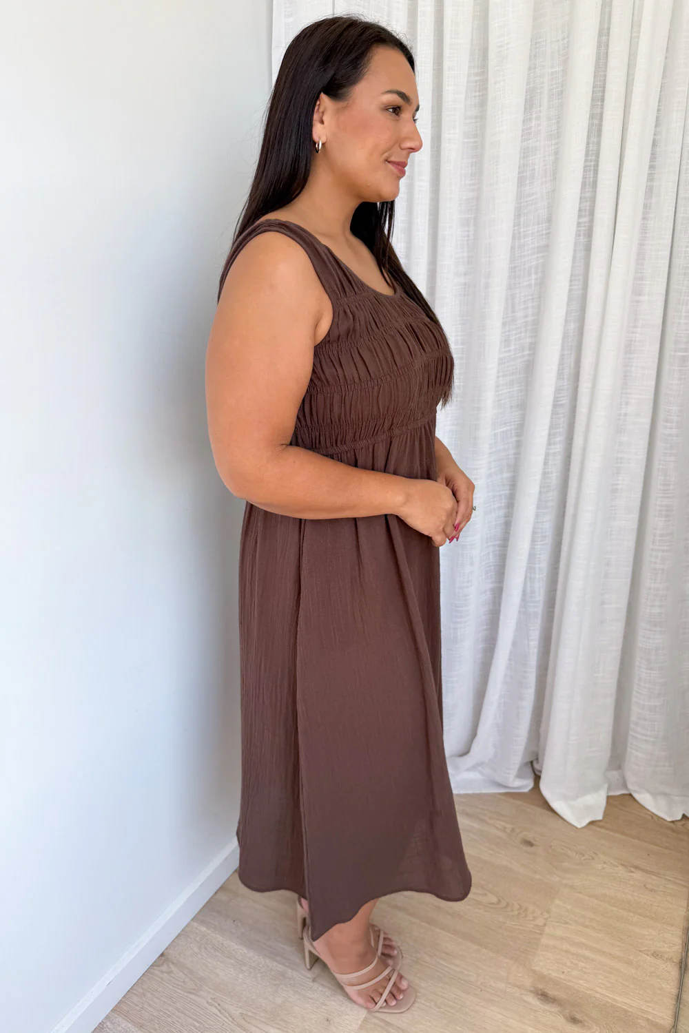 Taye Dress - Chocolate - Image 8