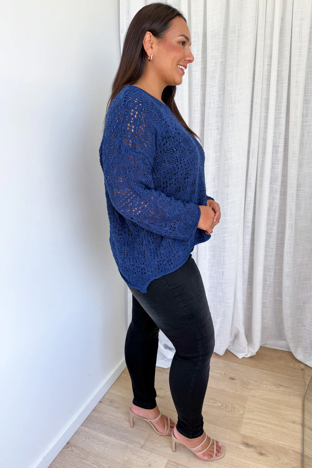 Taylah Knit - Navy - Image 16