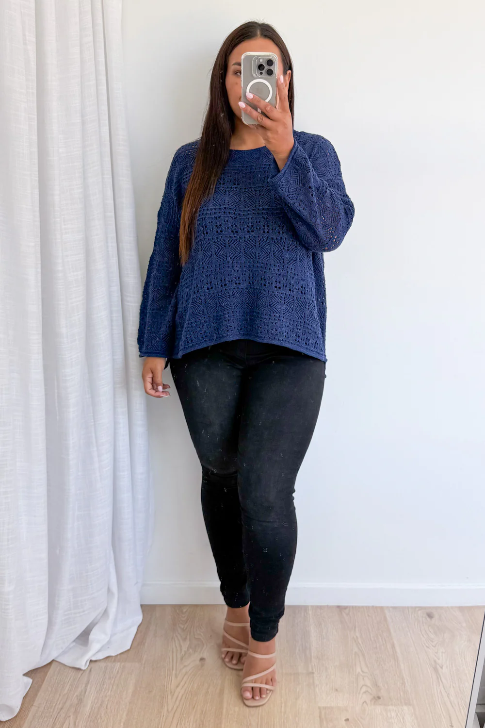 Taylah Knit - Navy - Image 18