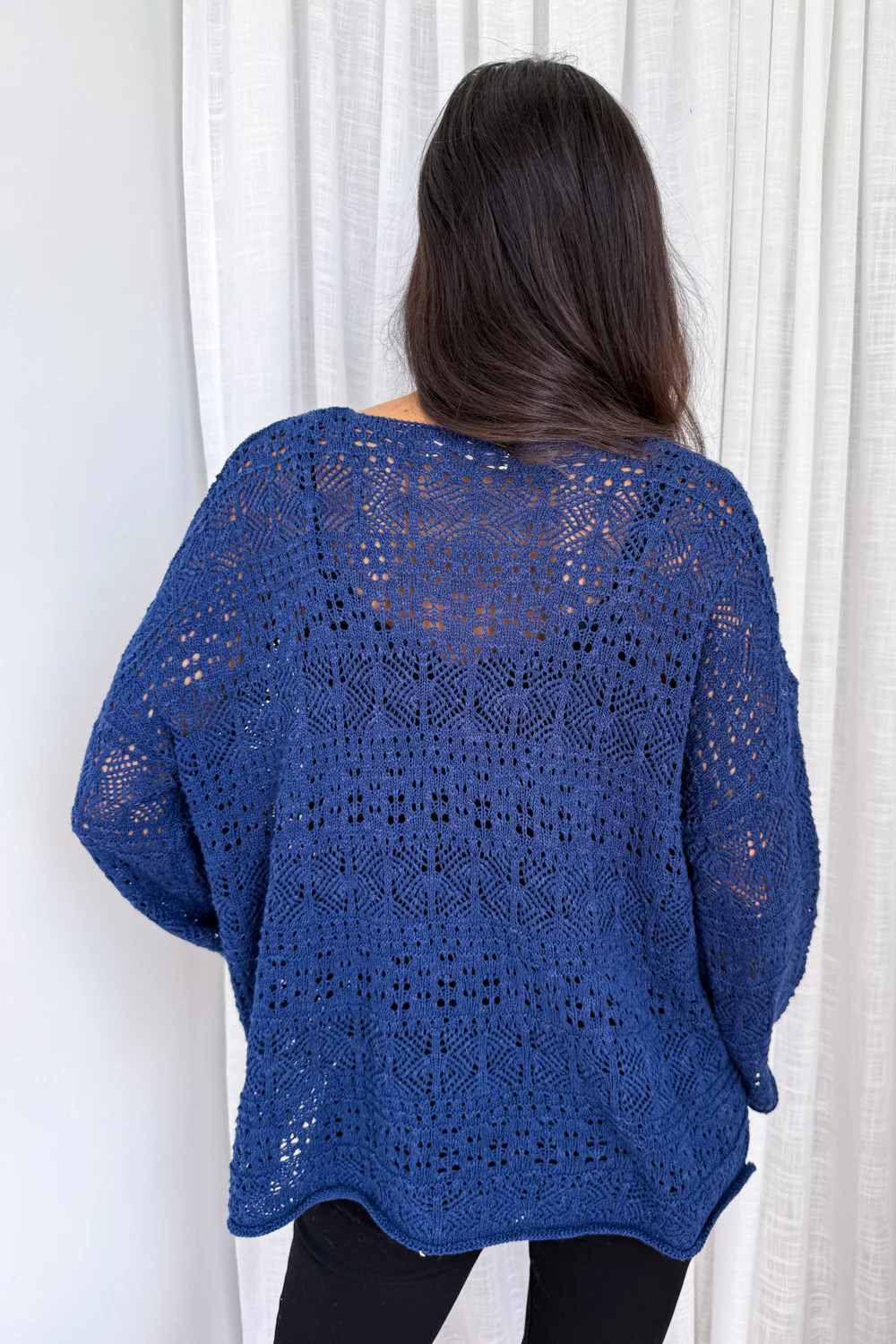 Taylah Knit - Navy - Image 9