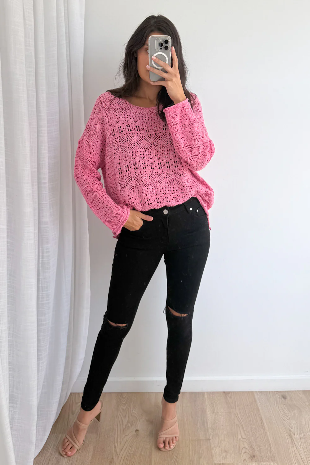 Taylah Knit - Pink - Image 11