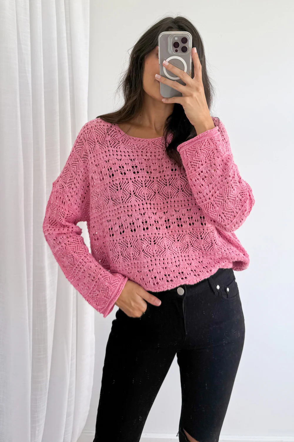 Taylah Knit - Pink - Image 12