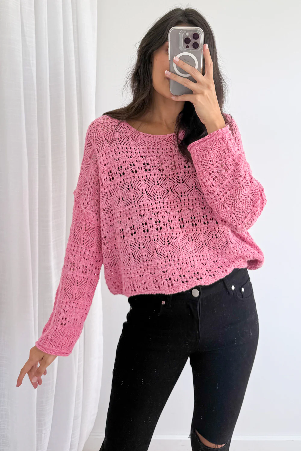 Taylah Knit - Pink - Image 13