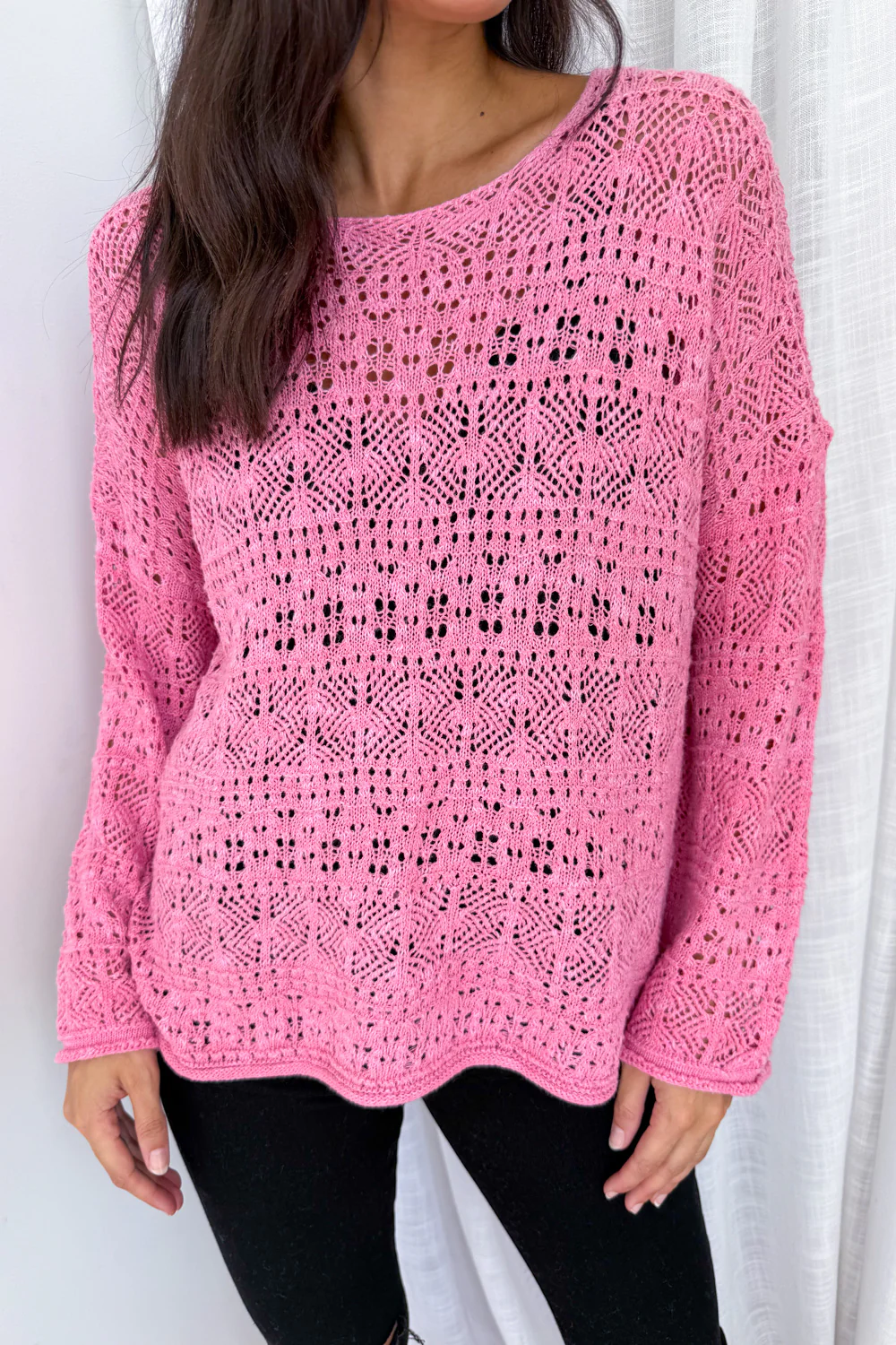 Taylah Knit - Pink - Image 4