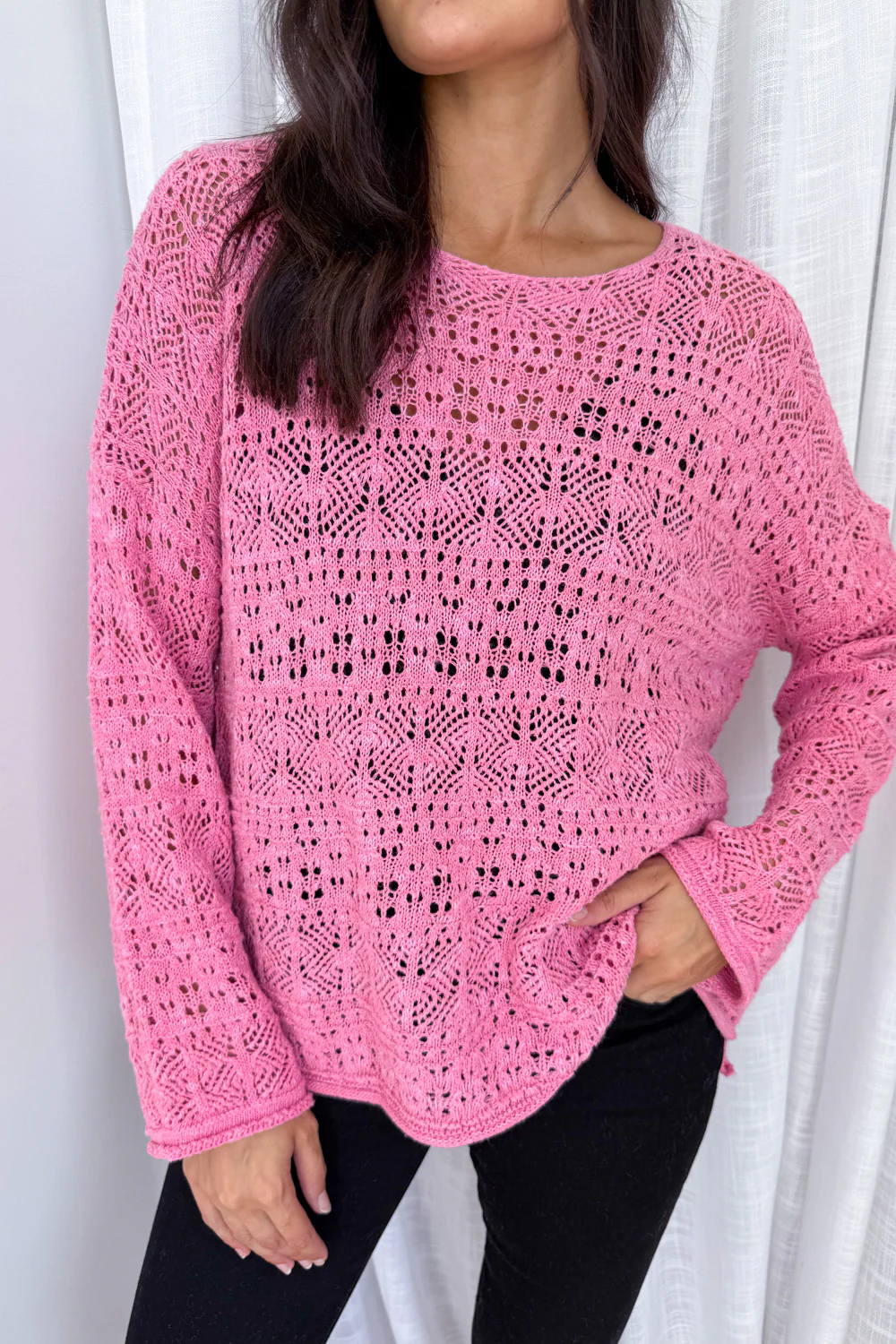 Taylah Knit - Pink - Image 5