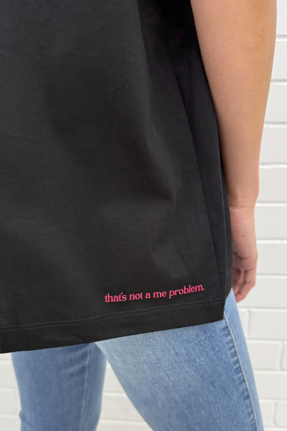 That's Not A Me Problem Oversized Tee - Image 11
