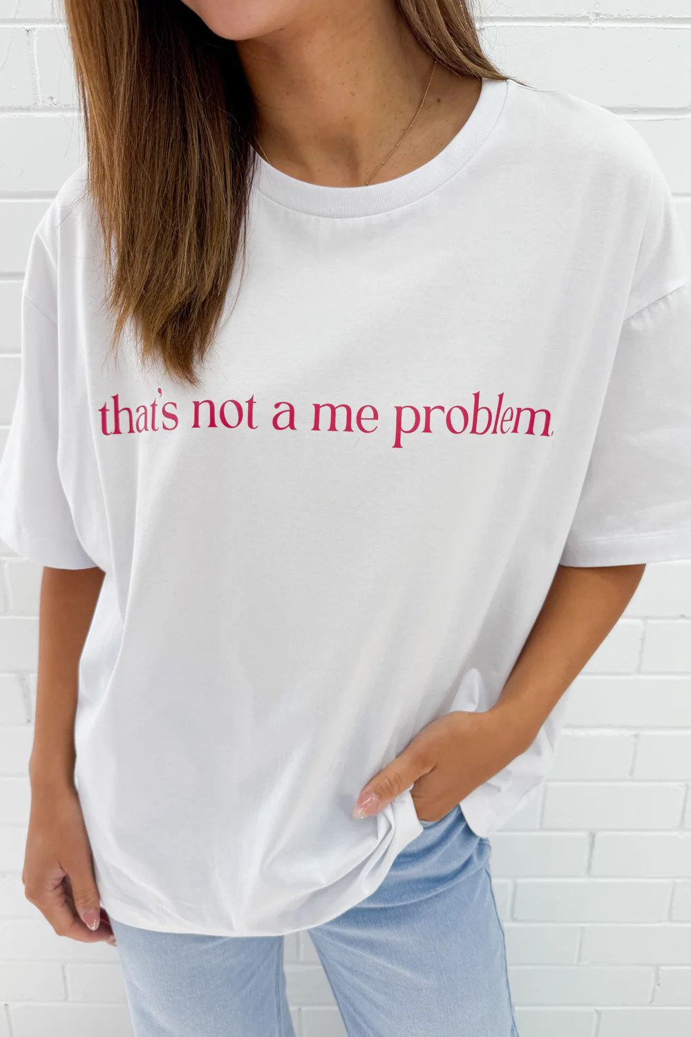 That's Not A Me Problem Oversized Tee - Image 16