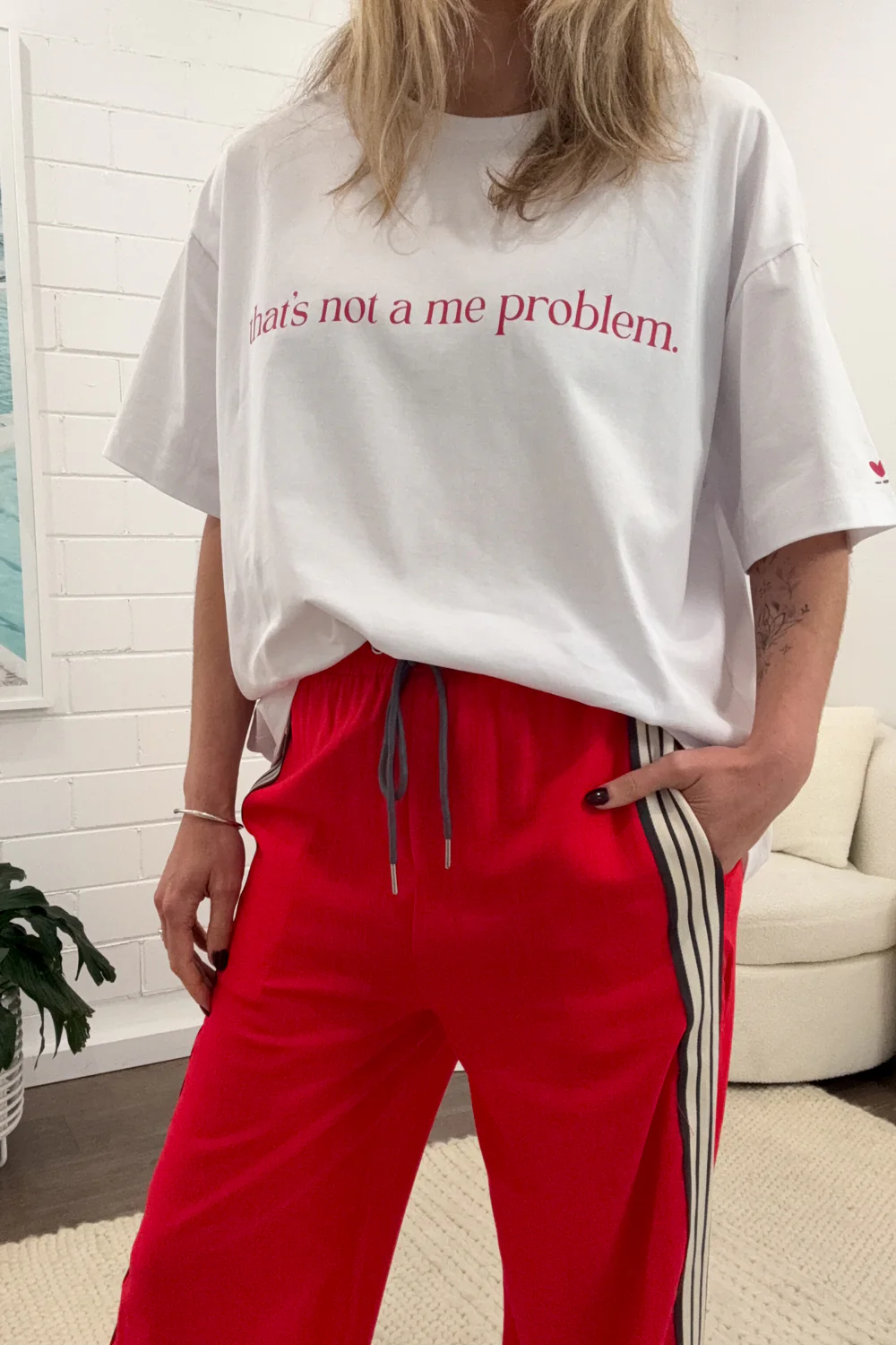 That's Not A Me Problem Oversized Tee - Image 22