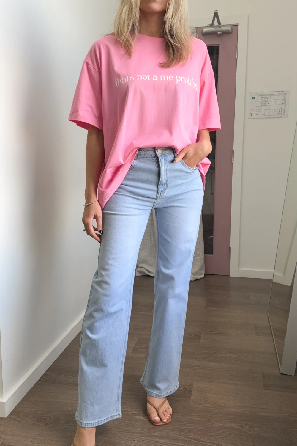 That's Not A Me Problem Oversized Tee - Image 36