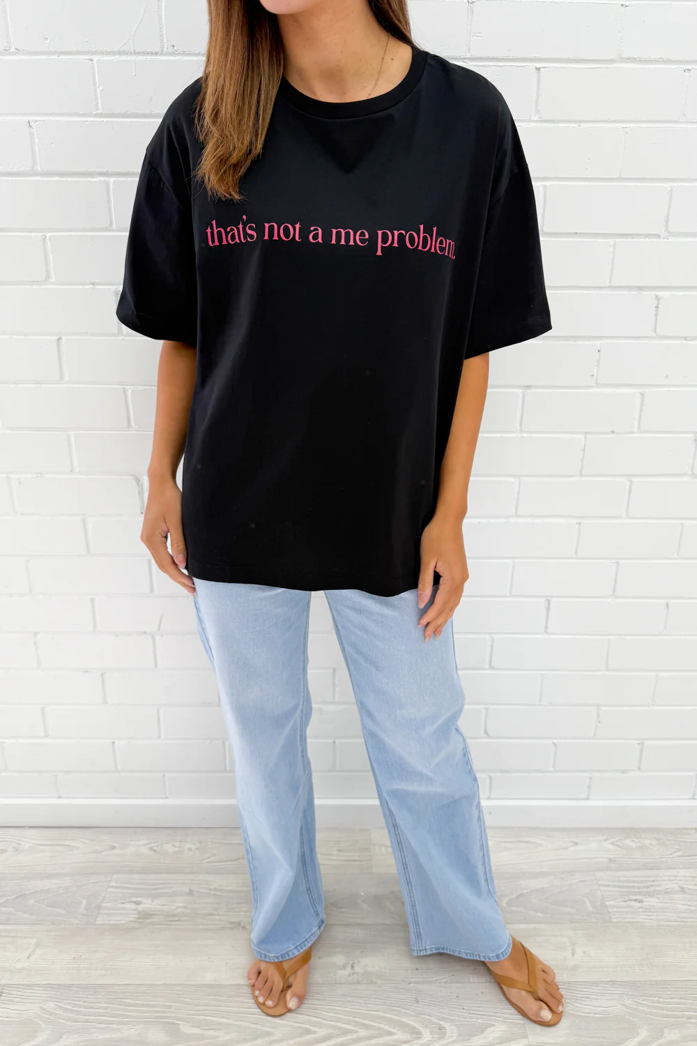 That's Not A Me Problem Oversized Tee - Image 6