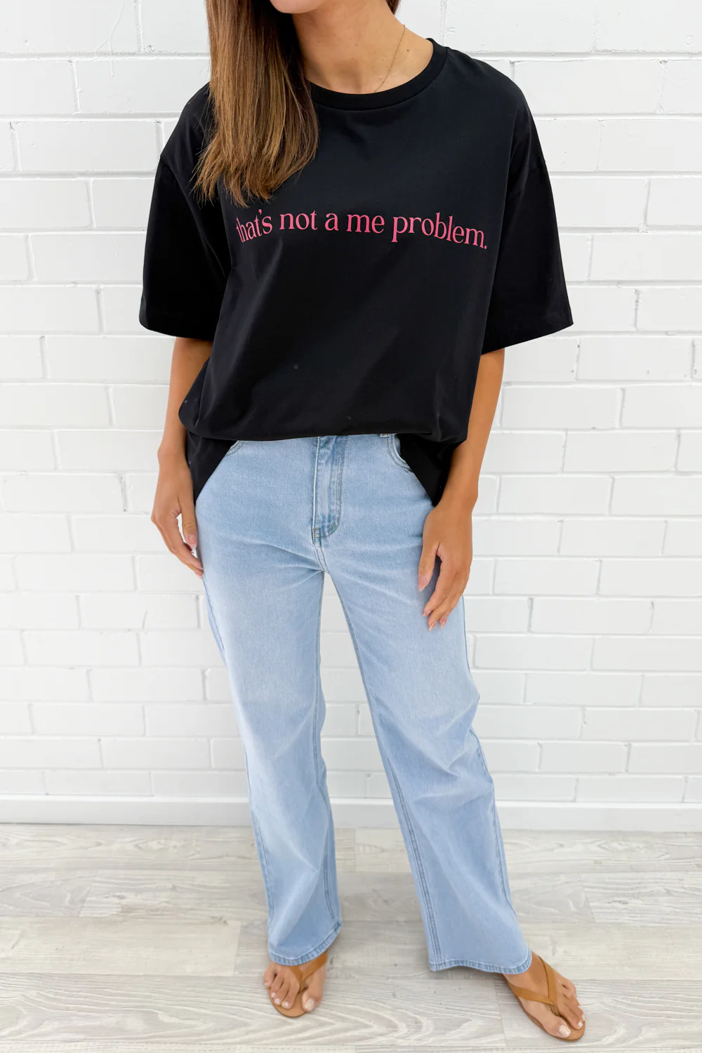 That's Not A Me Problem Oversized Tee - Image 7