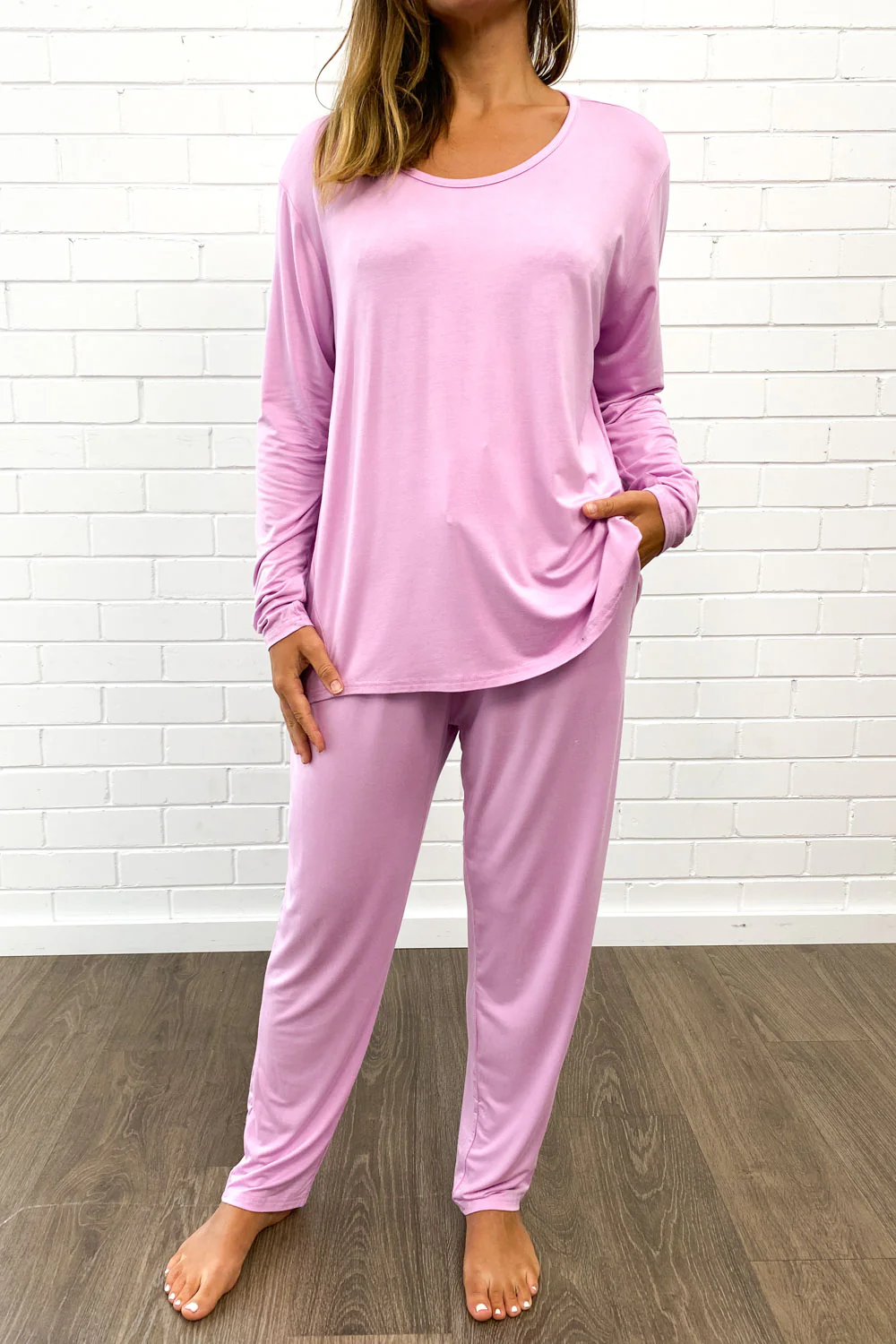 The Comfiest PJs Long Sleeved Tee & Pants Set - Fairy Floss - Image 3