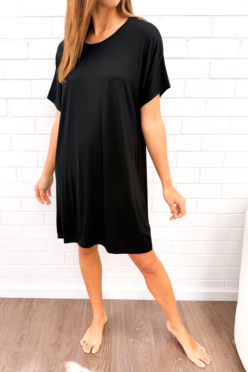 The Comfiest PJs Nightie - Black - Image 2