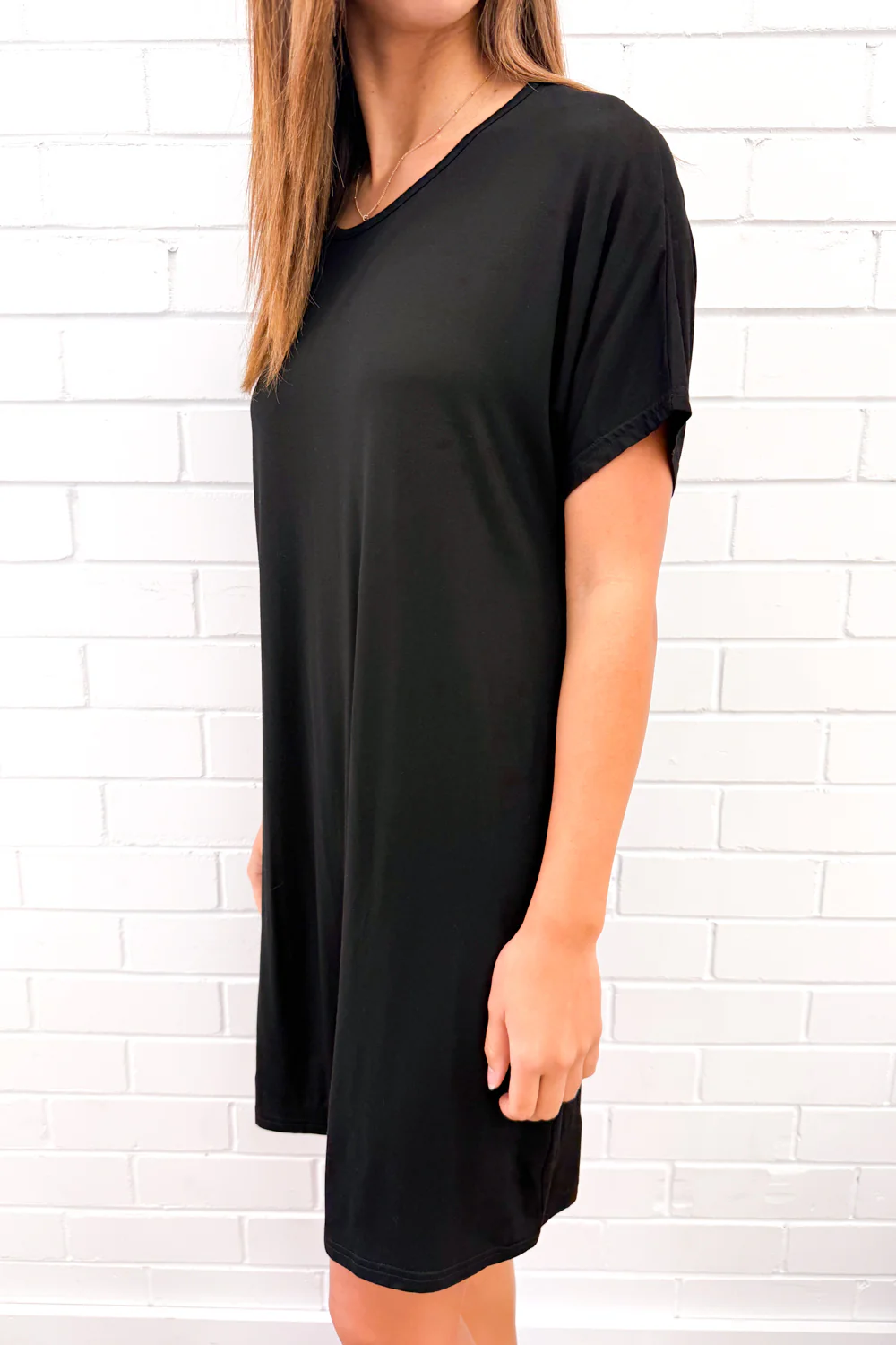 The Comfiest PJs Nightie - Black - Image 3