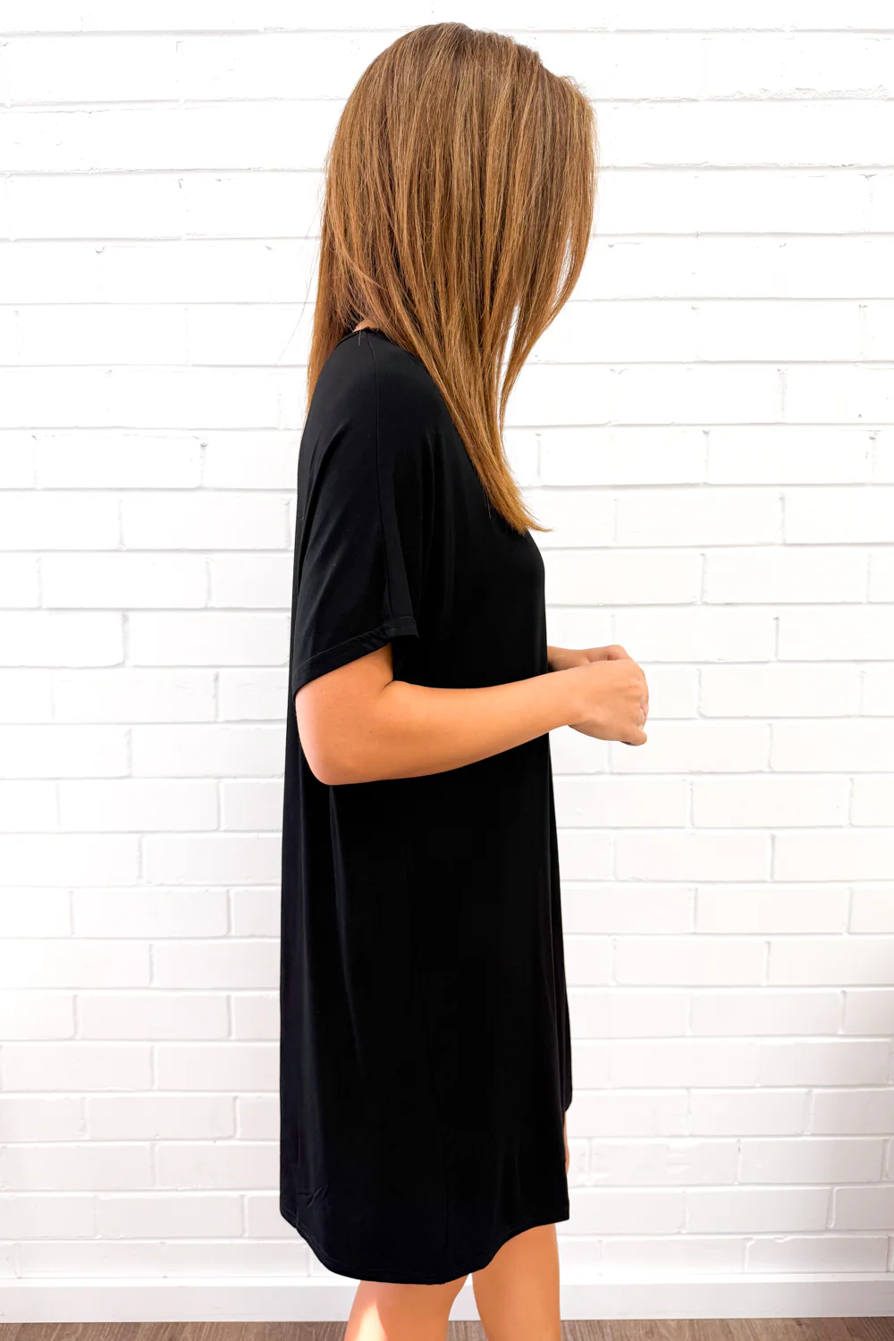 The Comfiest PJs Nightie - Black - Image 4