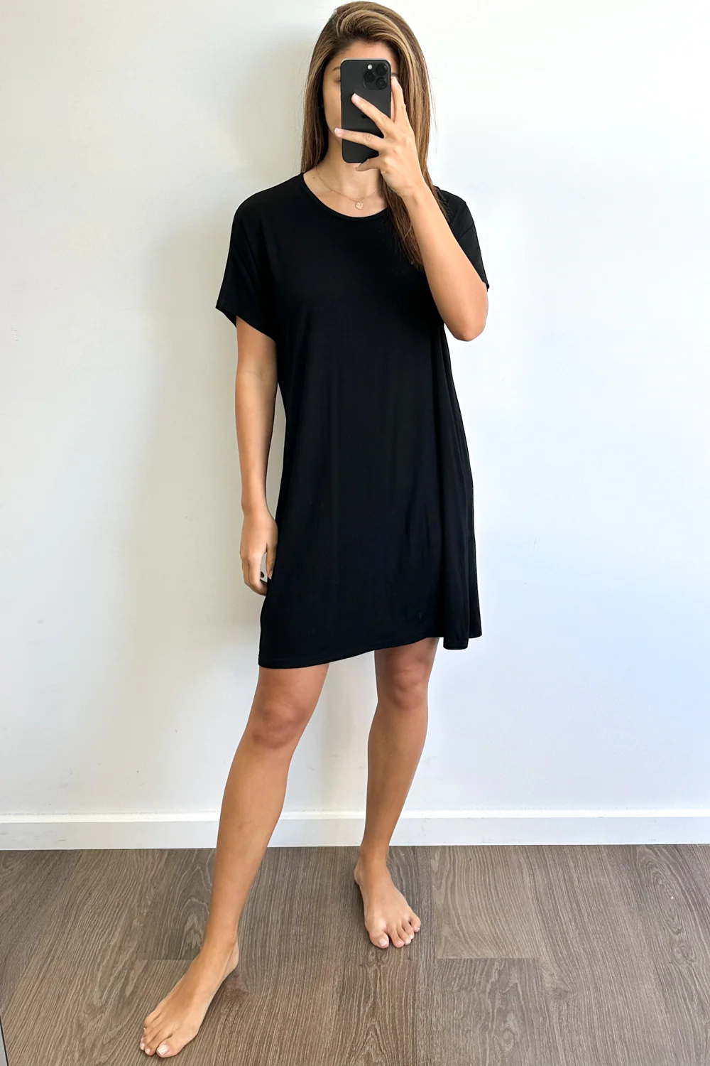 The Comfiest PJs Nightie - Black - Image 7