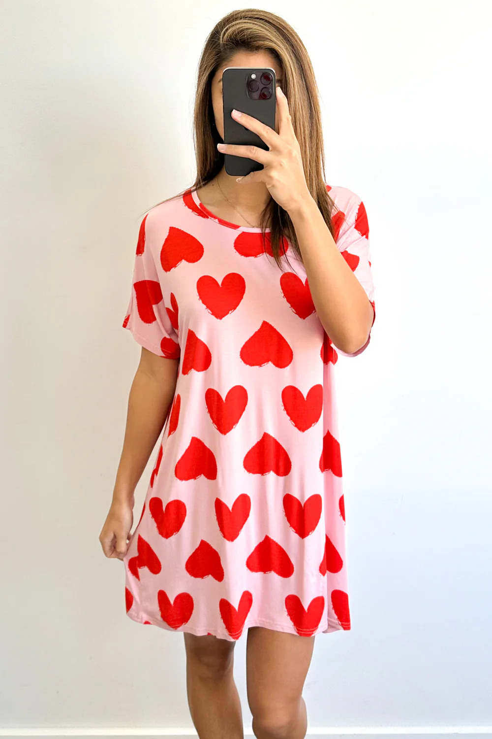 The Comfiest PJs Nightie - Red Hearts - Image 6