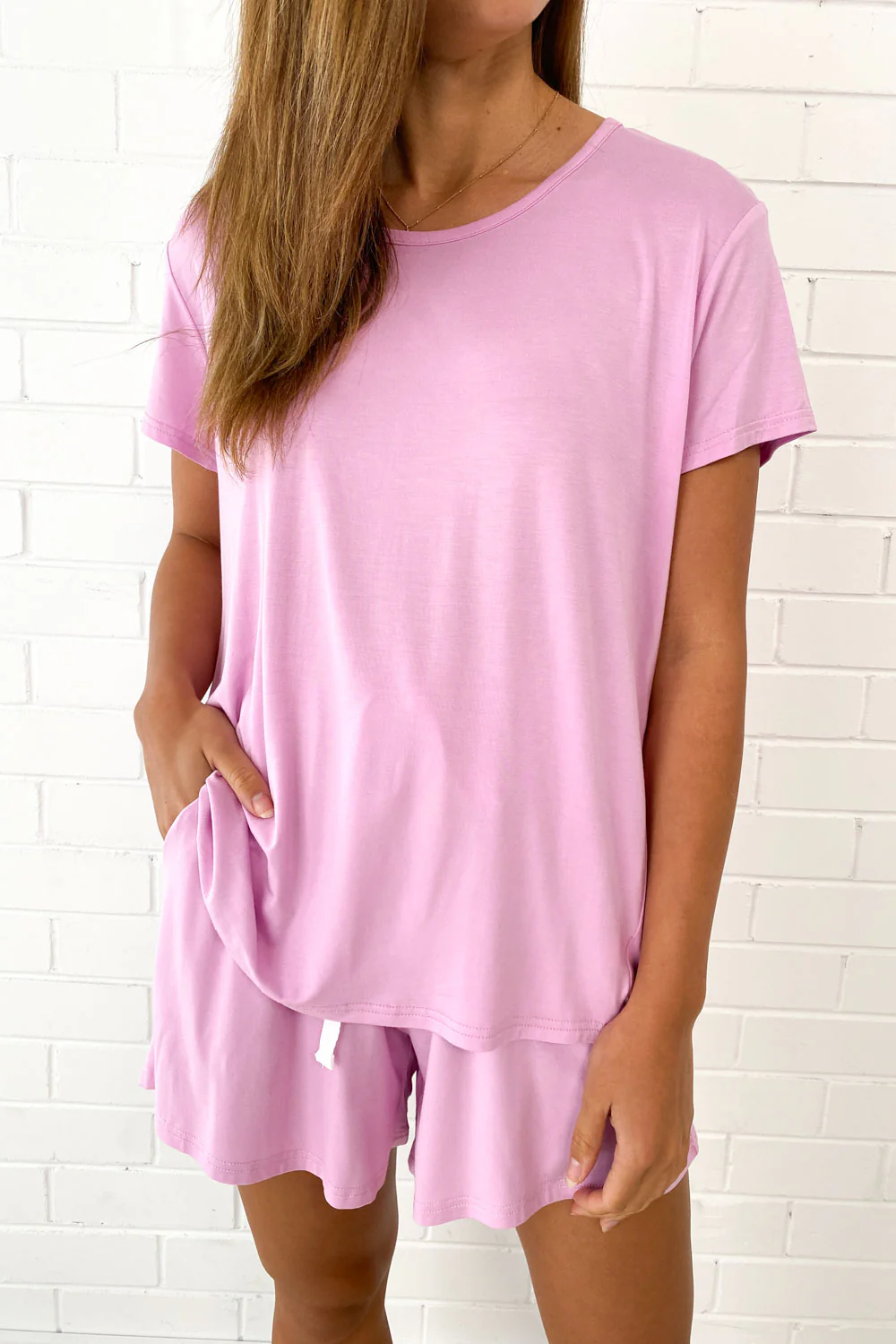 The Comfiest PJs Tee & Shorts Set - Fairy Floss - Image 4