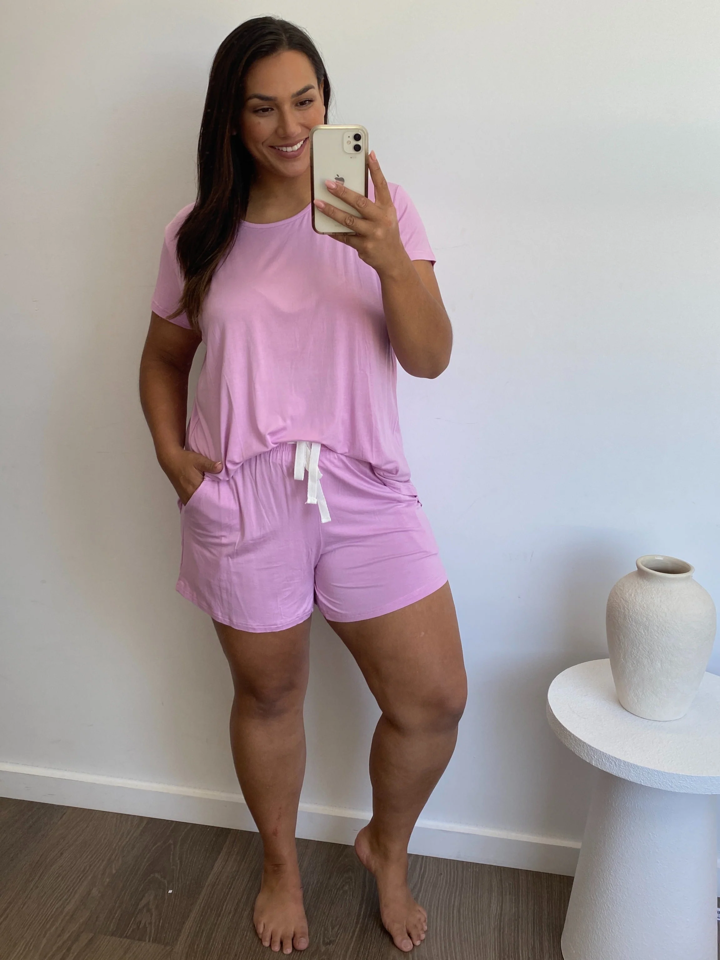 The Comfiest PJs Tee & Shorts Set - Fairy Floss - Image 9
