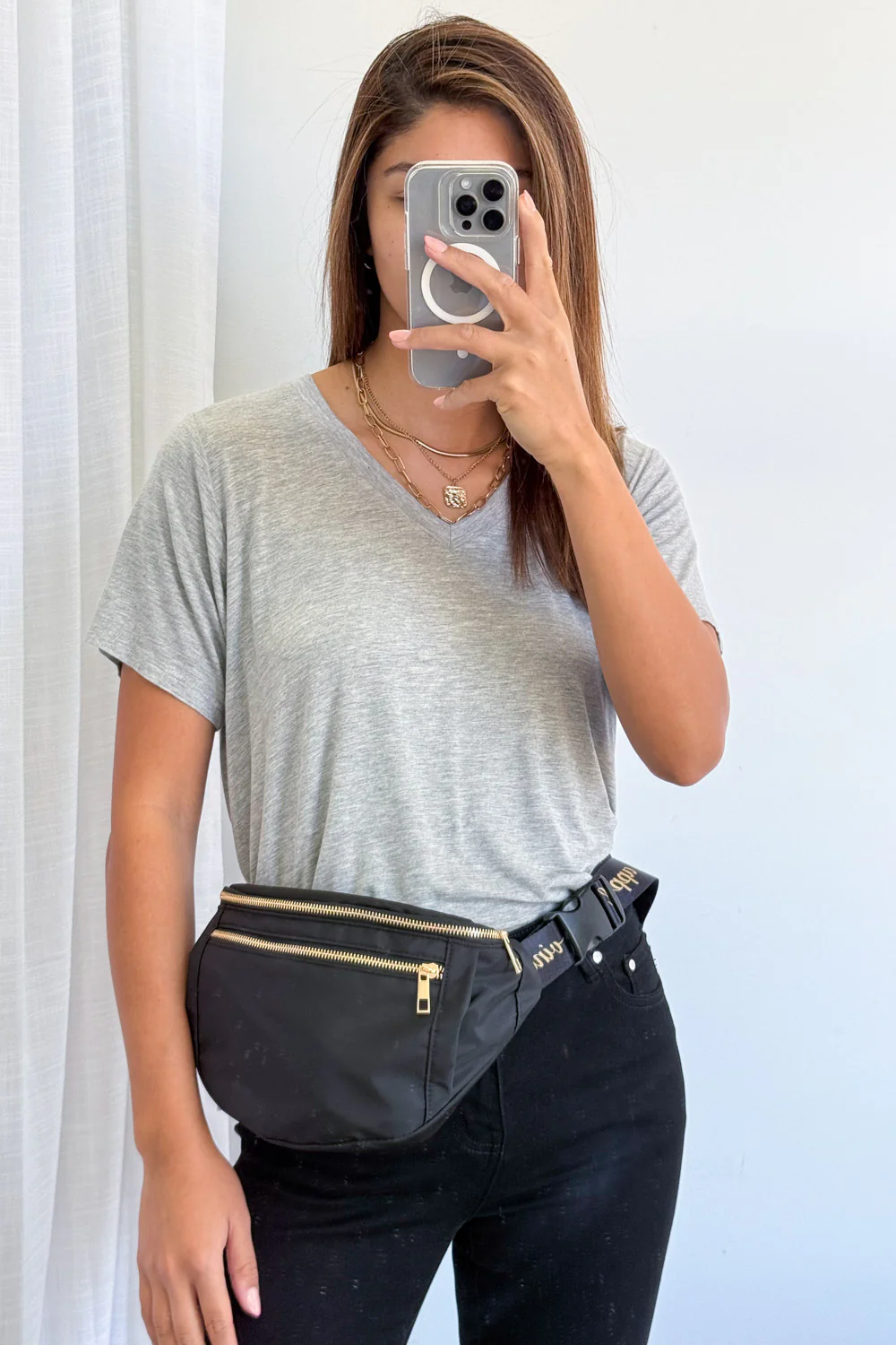 The Essential Belt Bag - Black - Image 5
