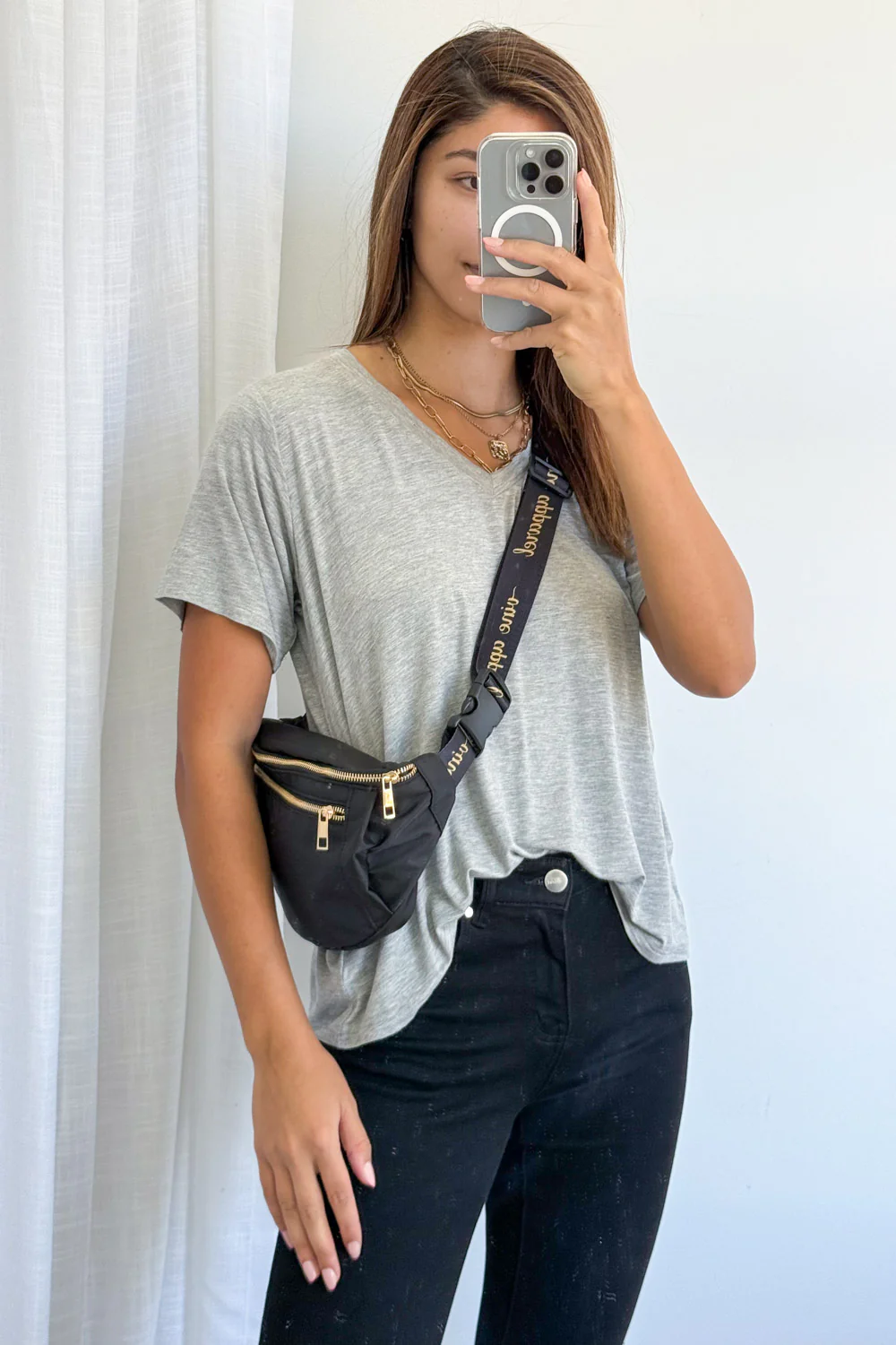 The Essential Belt Bag - Black - Image 6