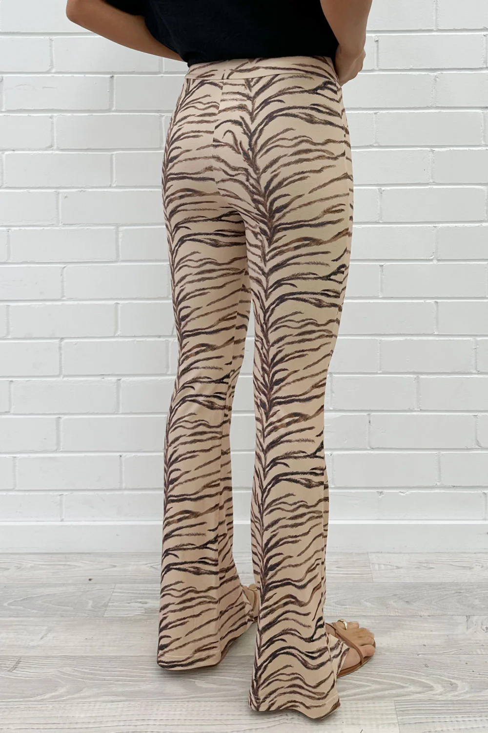 The Flarey Tights - Beige Zebra - Image 9