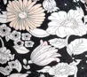 The Flarey Tights - Black White Floral - Image 10