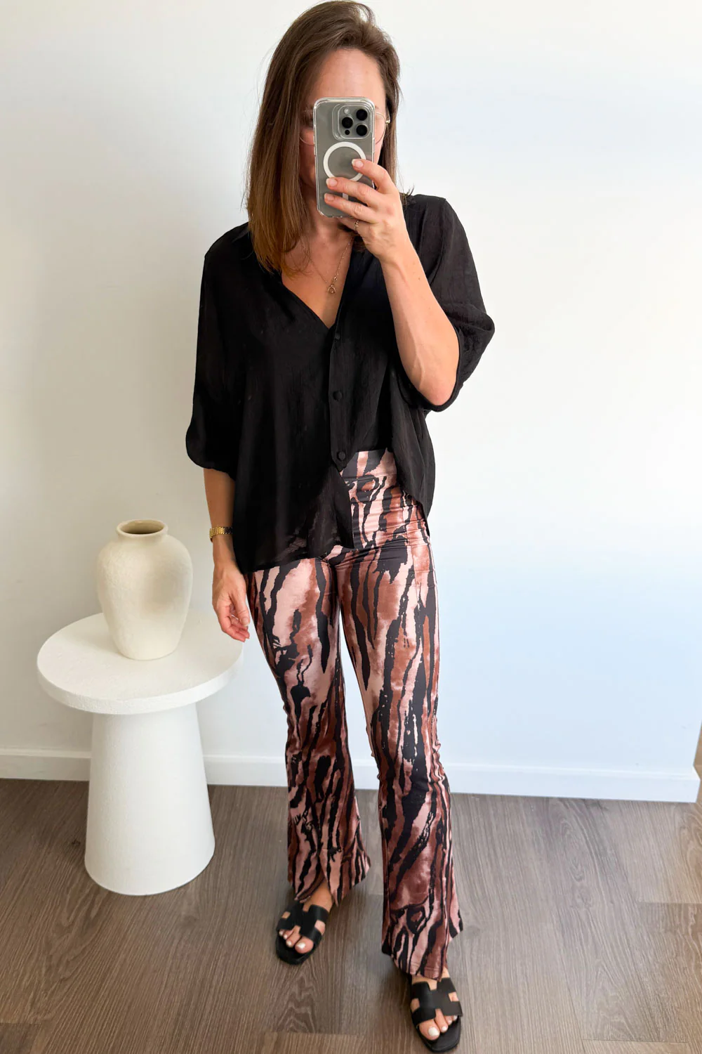 The Flarey Tights - Brown Camo - Image 10