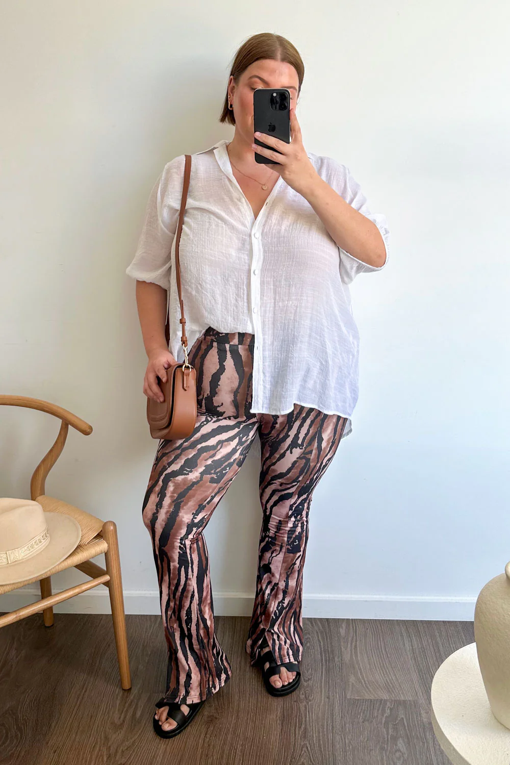 The Flarey Tights - Brown Camo - Image 6