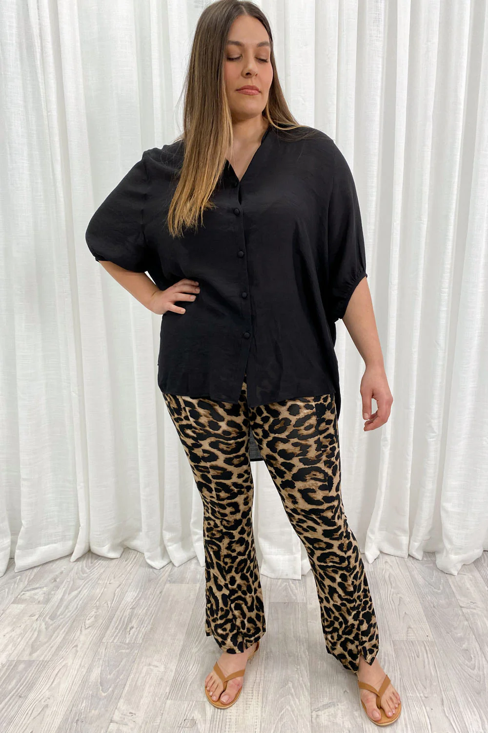 The Flarey Tights - Large Leopard - Image 16