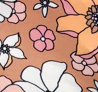 The Flarey Tights - Nude Pink Floral - Image 14