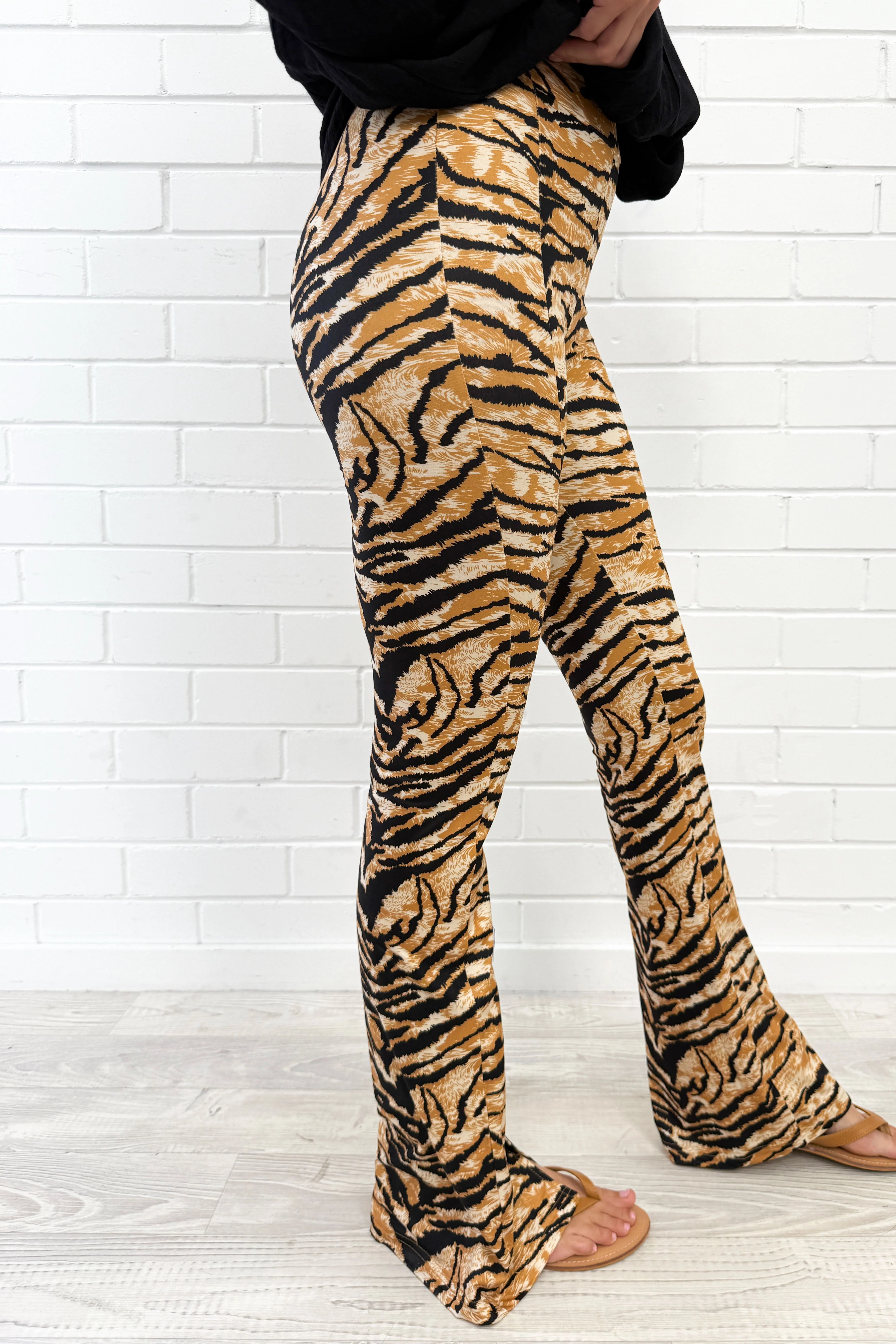 The Flarey Tights - Safari Stripe - Image 3