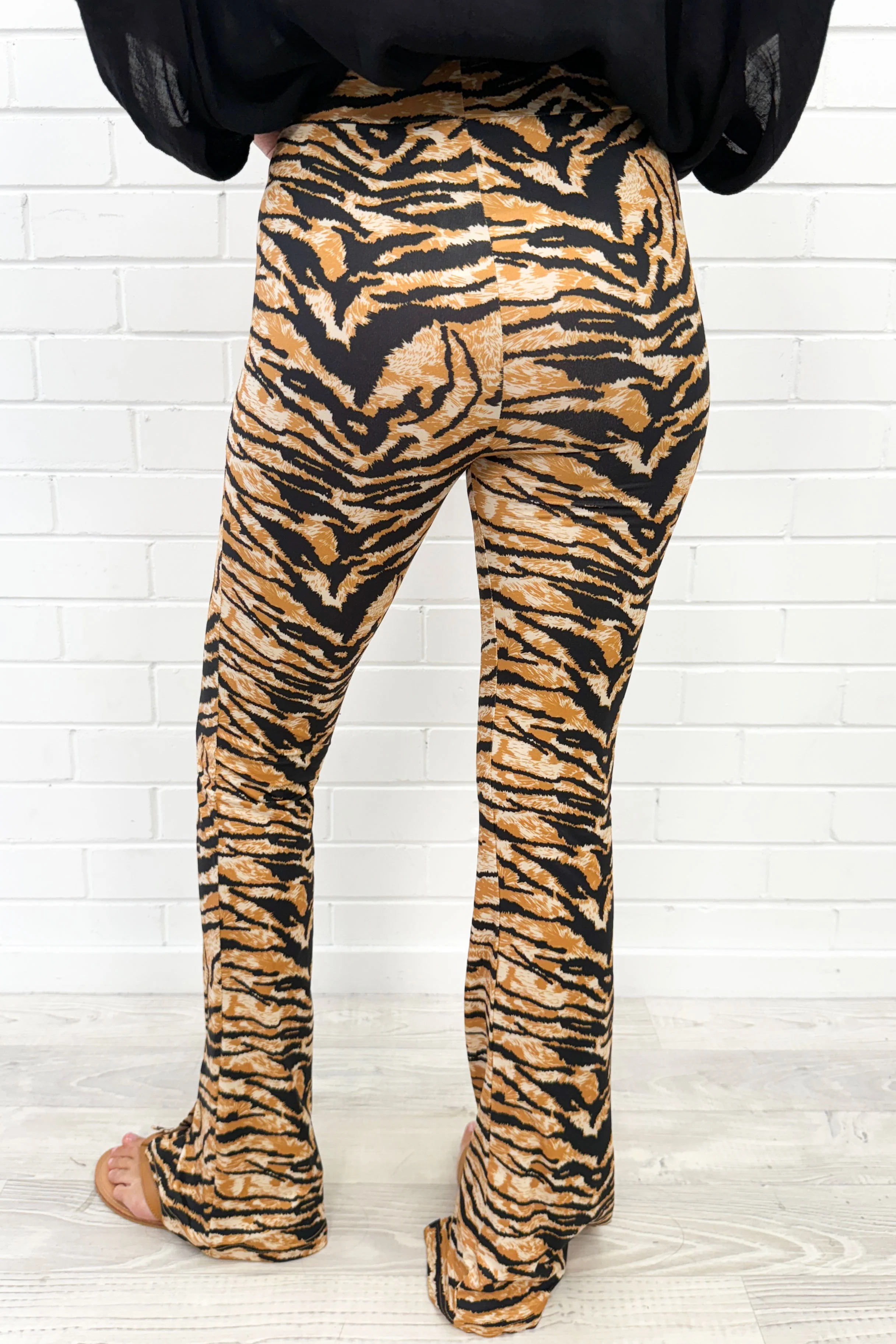 The Flarey Tights - Safari Stripe - Image 4