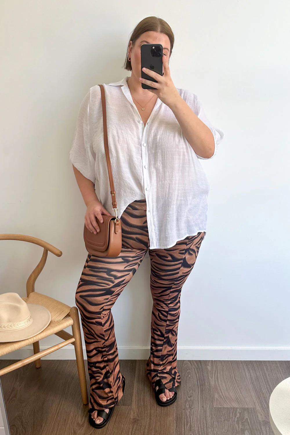 The Flarey Tights - Tiger Print - Image 8