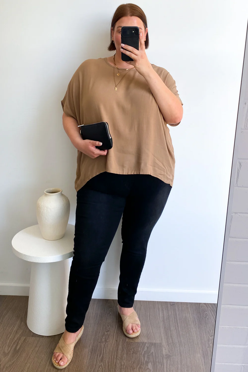 The No-Panel Skinny Jeans - Black Denim - Image 20