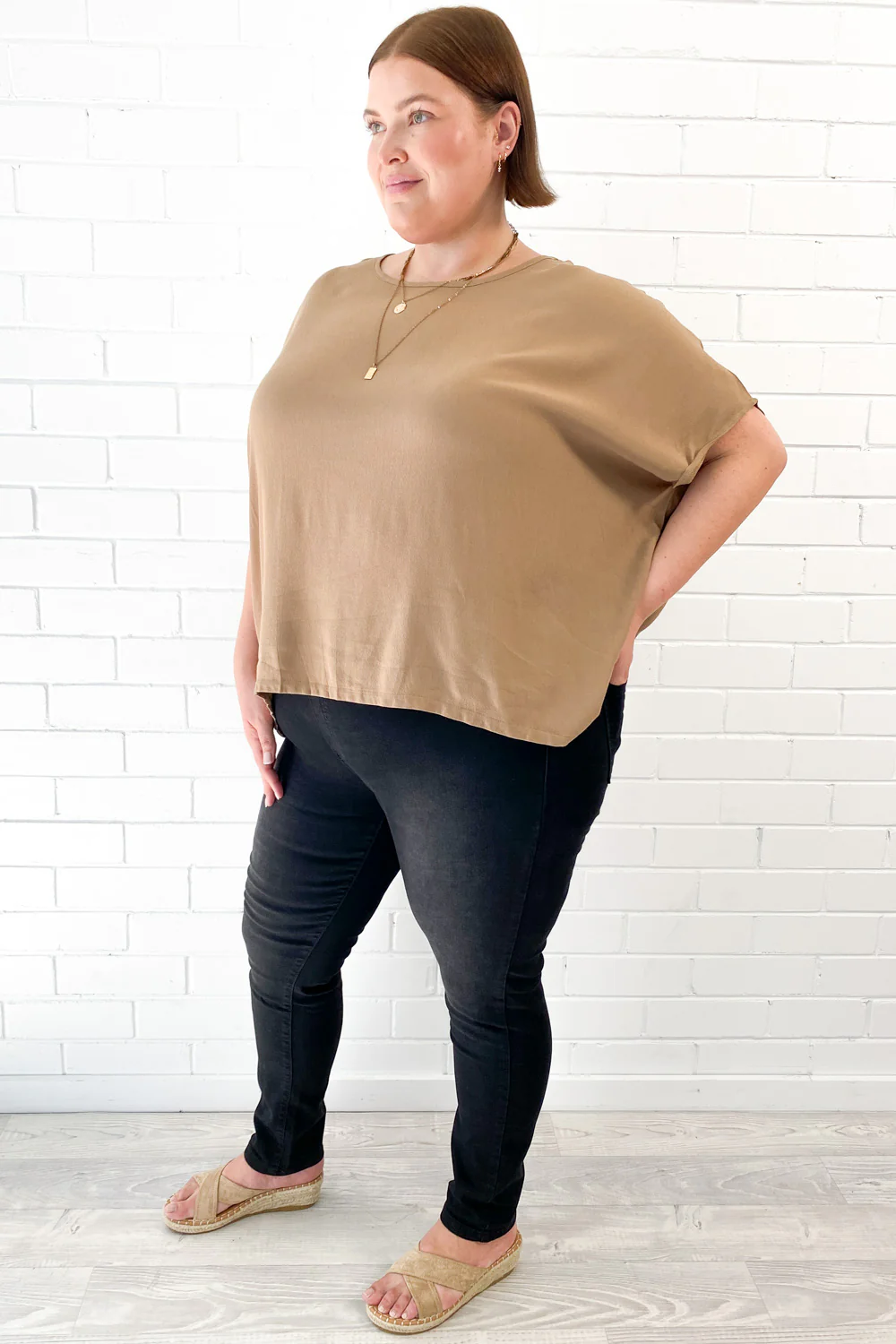 The No-Panel Skinny Jeans - Black Denim - Image 23