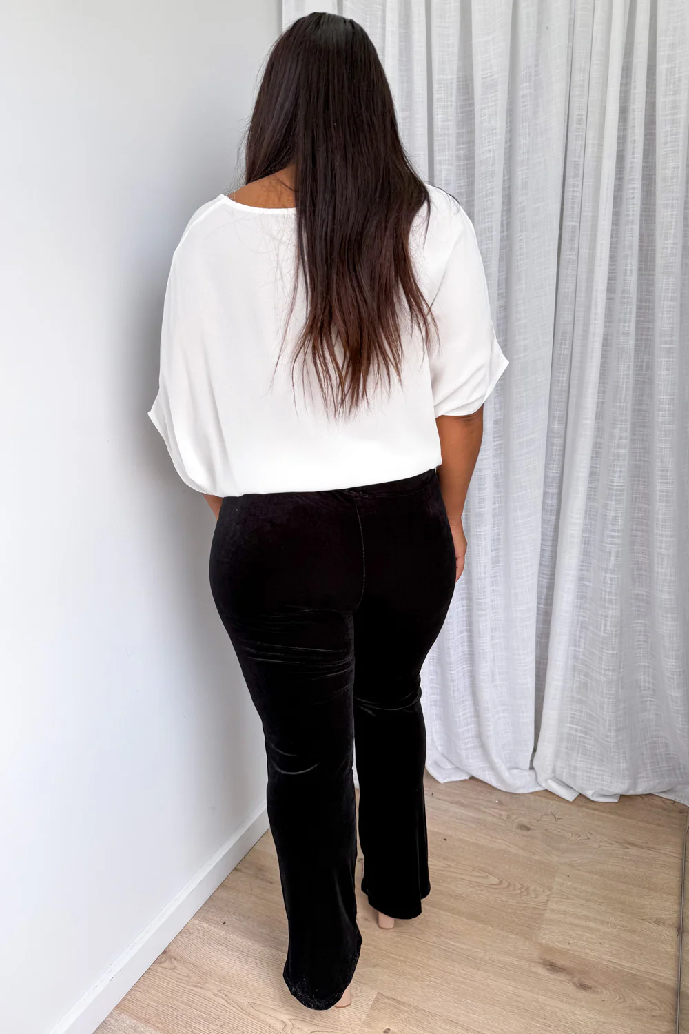 The Velvet Flares Petite  - Black - Image 10