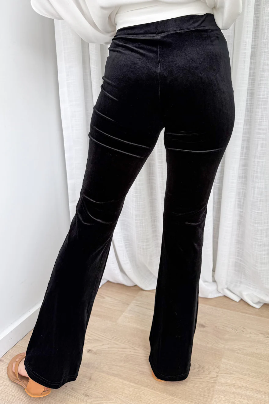 The Velvet Flares Petite  - Black - Image 6