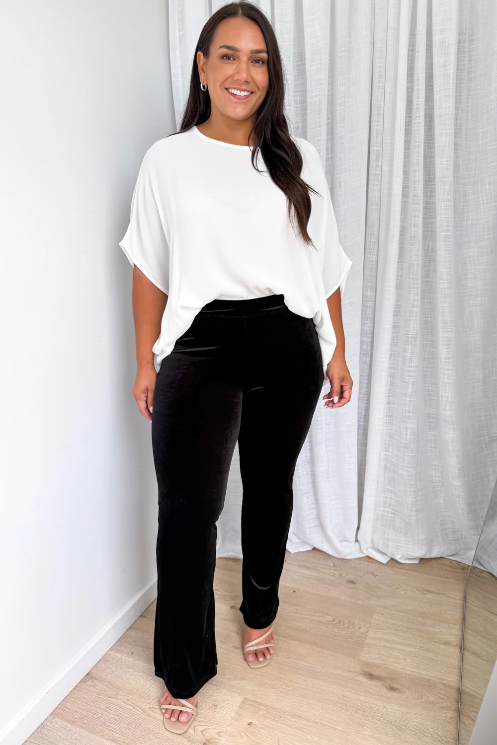 The Velvet Flares Petite  - Black - Image 8