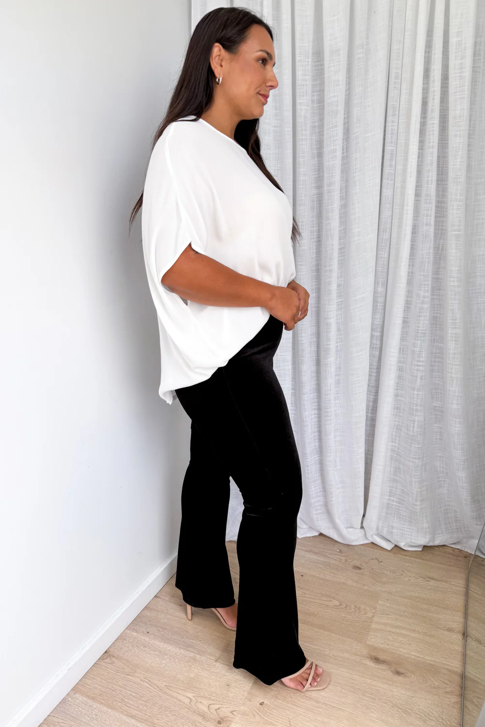 The Velvet Flares Petite  - Black - Image 9