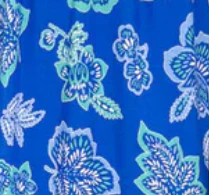 Thistle Haze Skirt - Blue Boho Floral - Image 11