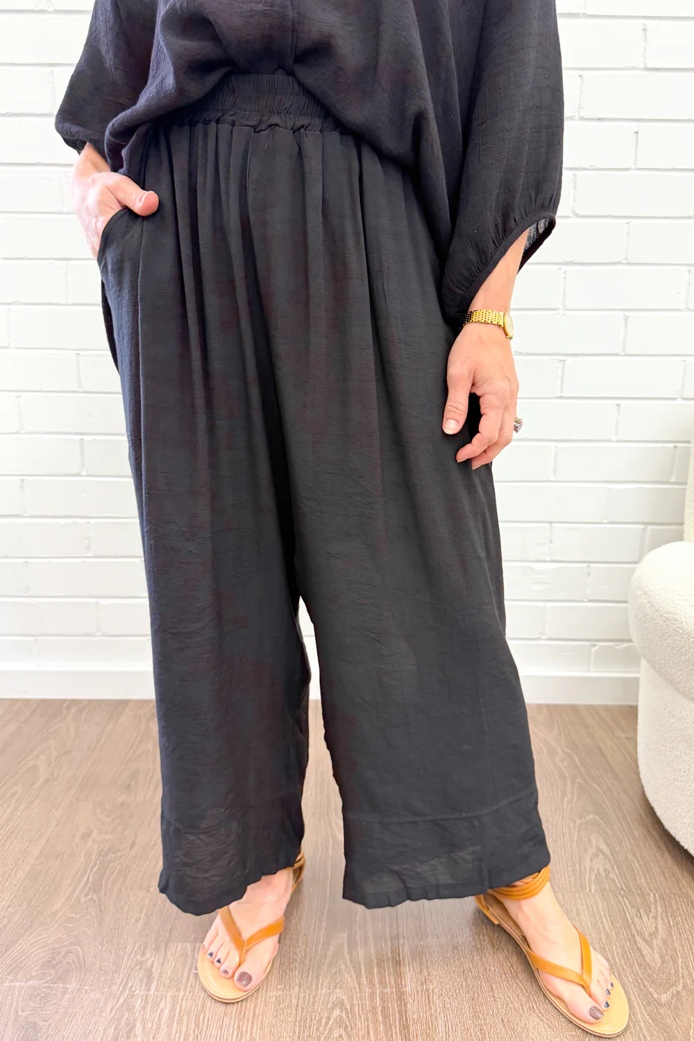 Tibet Pants Petite - Black - Image 3