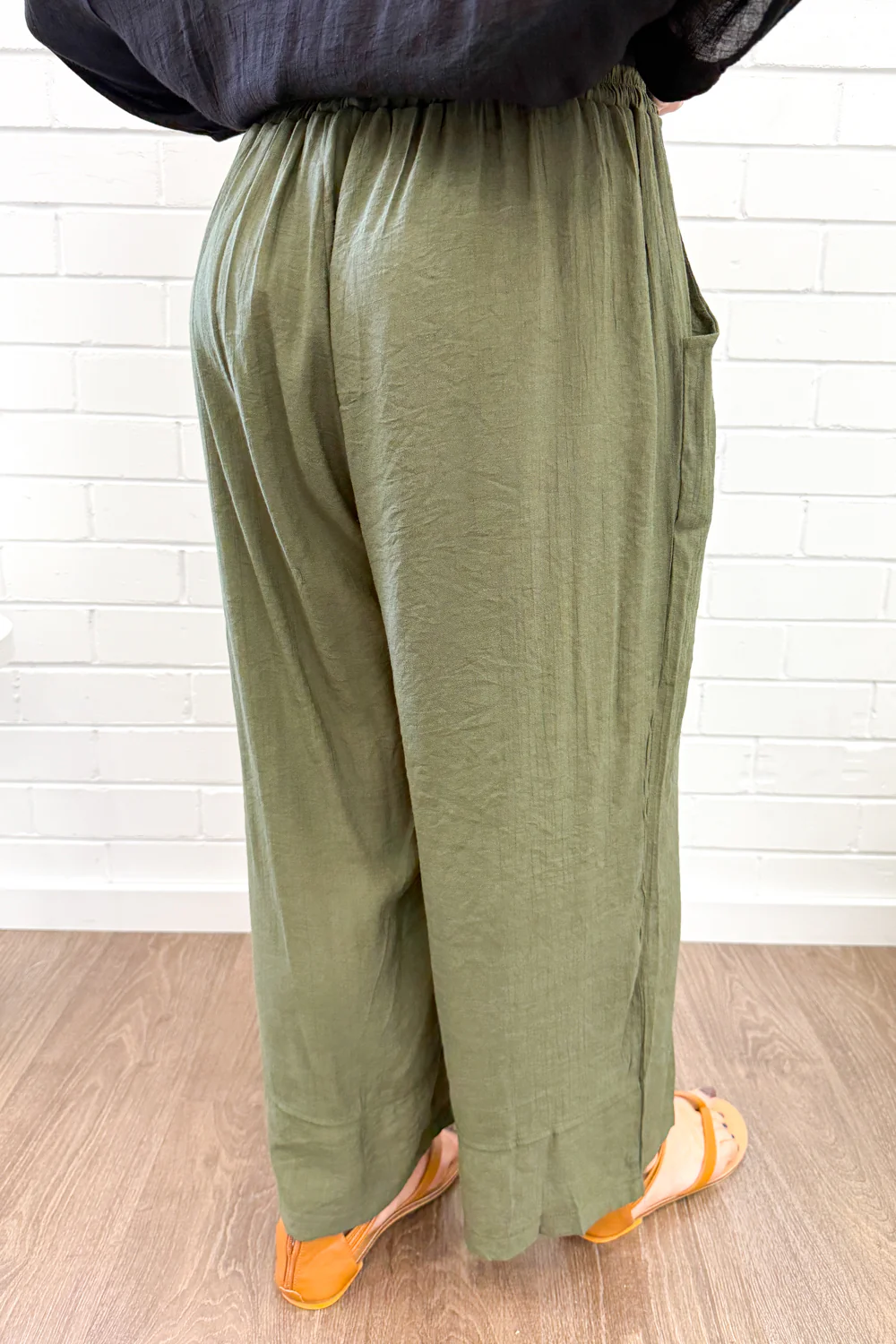 Tibet Pants Petite - Khaki - Image 6
