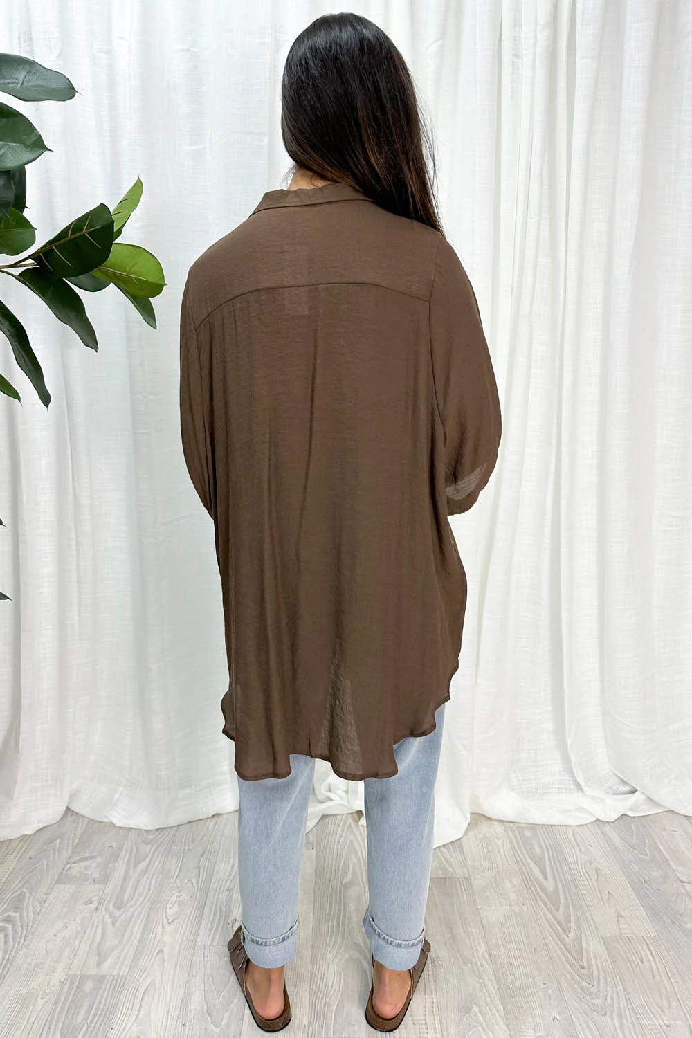 Tibet Shirt - Chocolate - Image 8