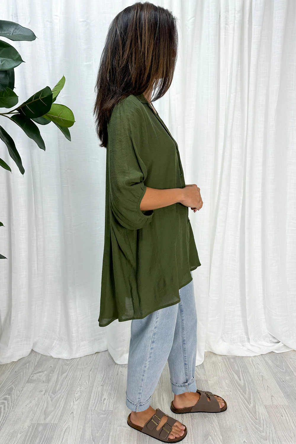 Tibet Shirt - Khaki - Image 5
