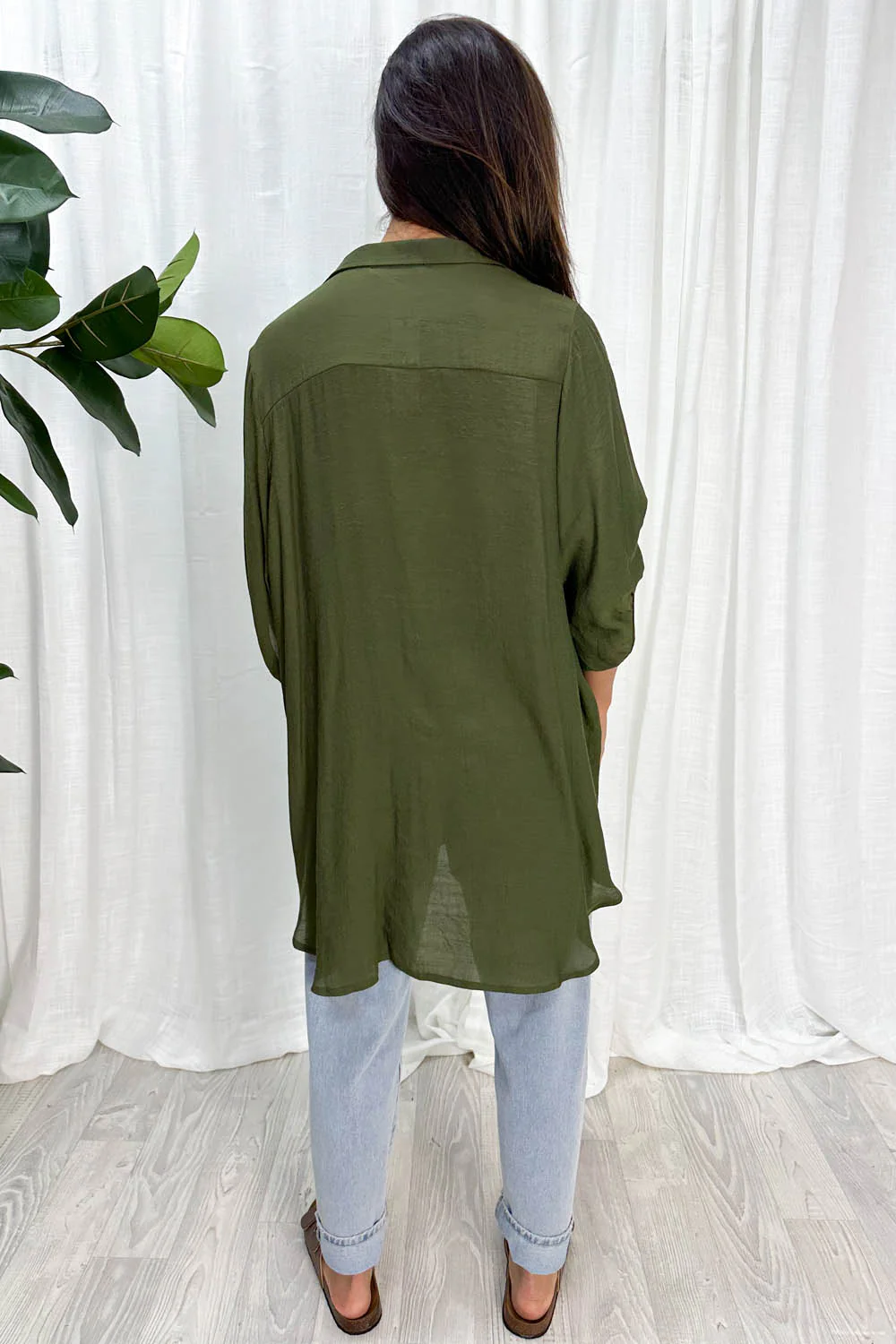 Tibet Shirt - Khaki - Image 8