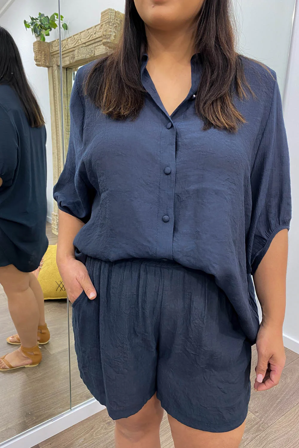 Tibet Shirt - Navy - Image 10